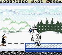 une photo d'Ã©cran de Daffy Duck - Un Tresor de Canard sur Nintendo Game Boy Color